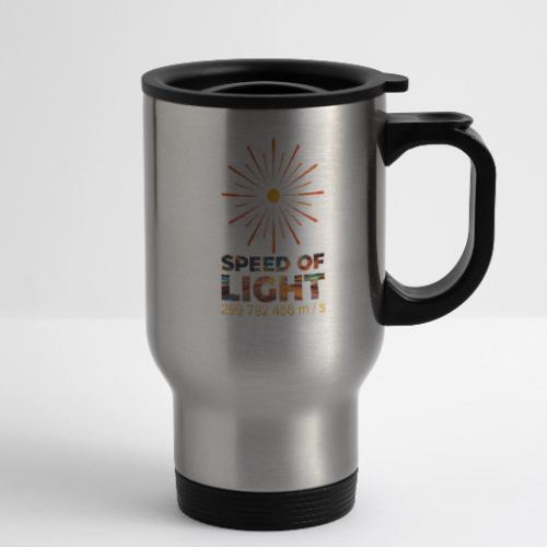 Speed of light - 14 oz Travel Mug with Handle