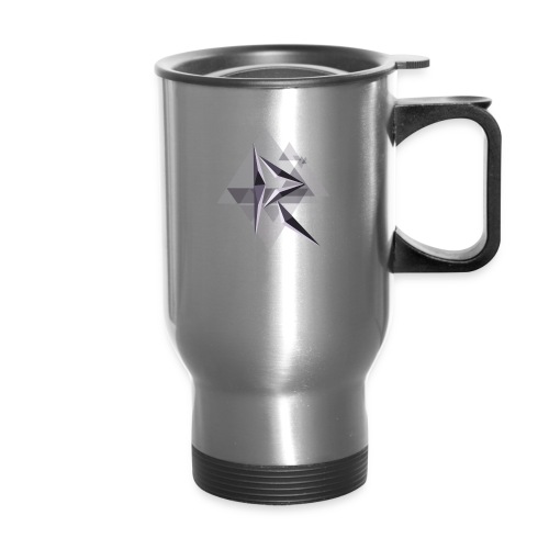 MRH Tri-Glitch - 14 oz Travel Mug with Handle