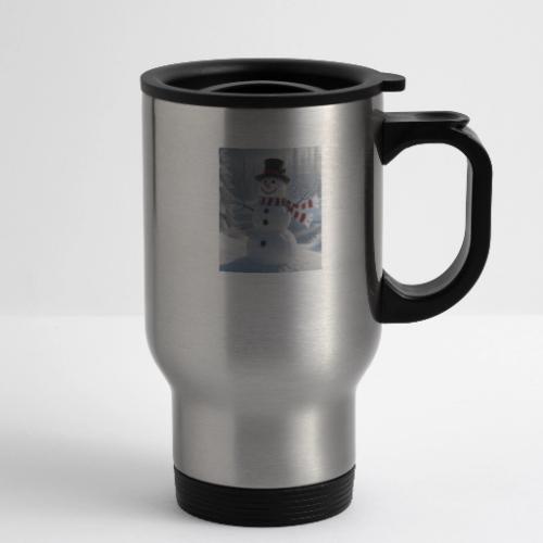 Frosty - 14 oz Travel Mug with Handle