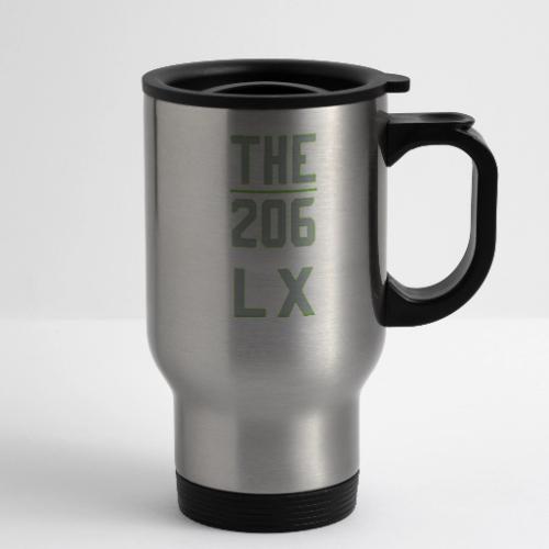 THE | 206 - Vibrant Fan Fashion - Game Win Edition - 14 oz Travel Mug with Handle