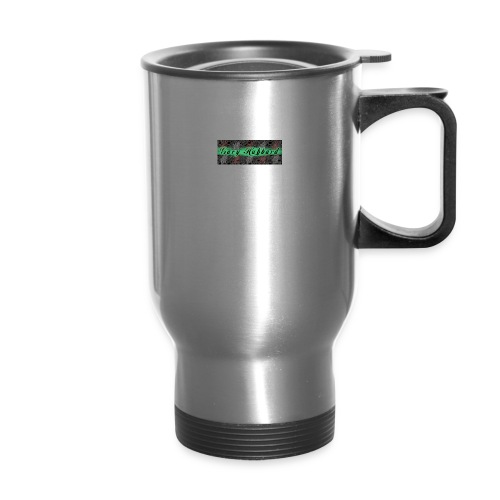 garys merch - 14 oz Travel Mug with Handle