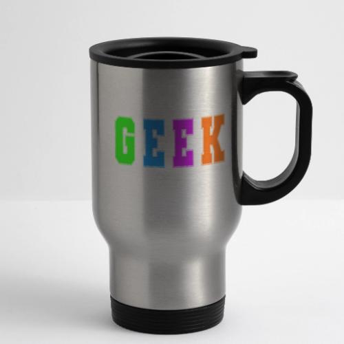 Certified Geek Mode - 14 oz Travel Mug with Handle