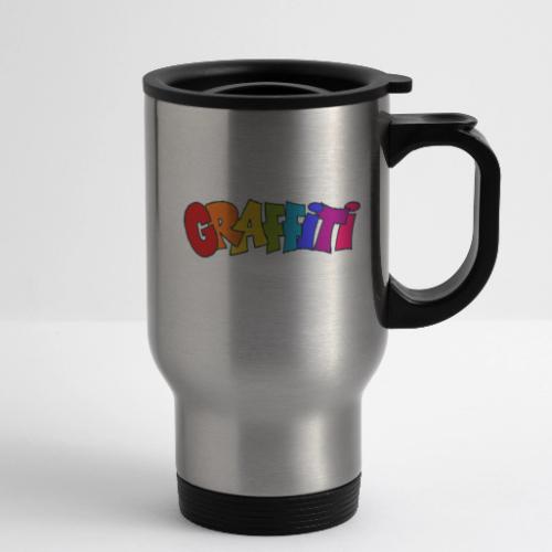Graffiti - 14 oz Travel Mug with Handle