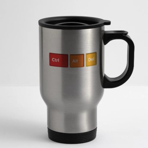 CTRL + ALT + DEL - 14 oz Travel Mug with Handle