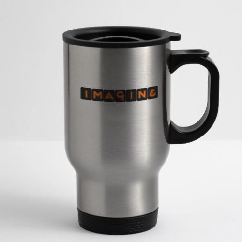 Imagine, There Is No War - 14 oz Travel Mug with Handle