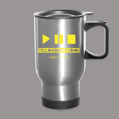 Yellow DOG Studios LOGO - Travel Mug with Handle
