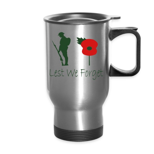 Lest We Forget - Travel Mug with Handle