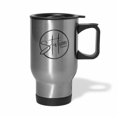 Black Logo - Travel Mug with Handle