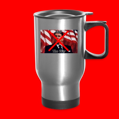 Oxygang: End The War - 14 oz Travel Mug with Handle
