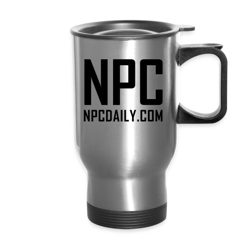 N P C with site black - Travel Mug with Handle