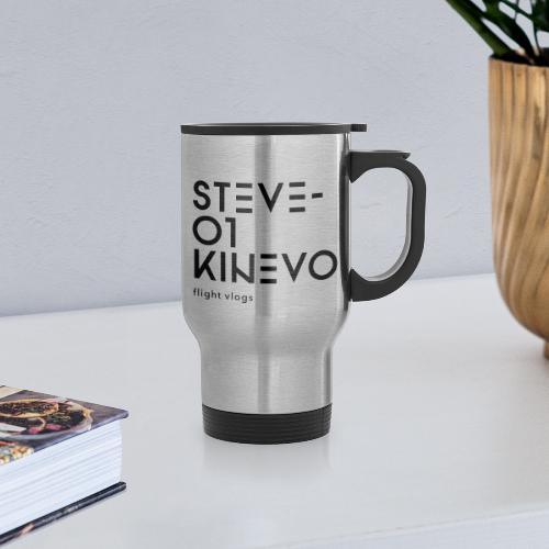 Steveo1kinevo Flight Vlogs - Travel Mug with Handle