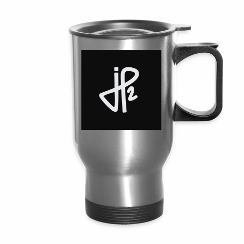 JP Kids Merch - 14 oz Travel Mug with Handle