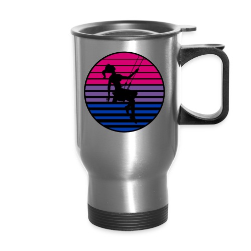 Bisexual Pride V1 - Travel Mug with Handle