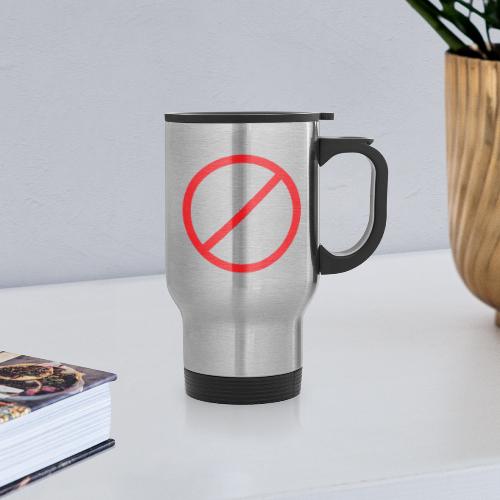 No Snowflakes! - 14 oz Travel Mug with Handle