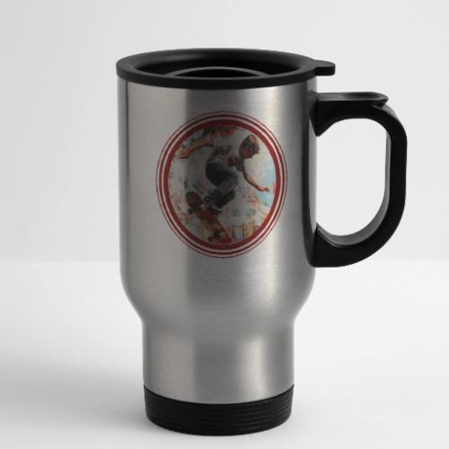 Skateboarding is Life - 14 oz Travel Mug with Handle