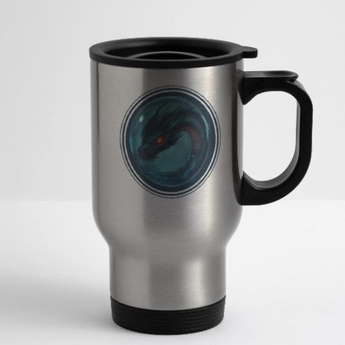 Dragon Sphere - 14 oz Travel Mug with Handle