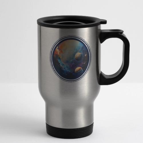 Nebula of Planets - 14 oz Travel Mug with Handle