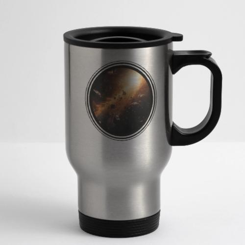 Asteroids Pulse - 14 oz Travel Mug with Handle
