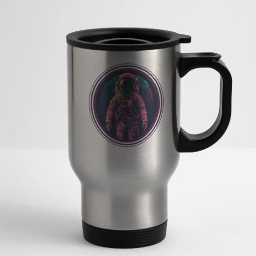 Astronaut: Explore the unknown - 14 oz Travel Mug with Handle