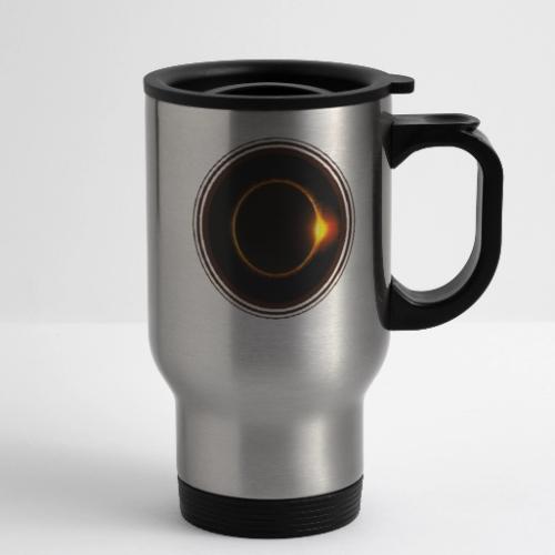 Solar Eclipse - 14 oz Travel Mug with Handle