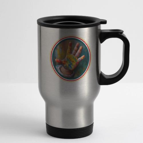 Colors of Innocence - 14 oz Travel Mug with Handle