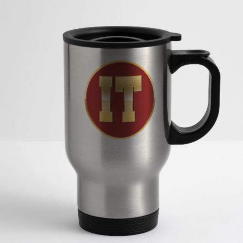 IT: Wired for Innovation - 14 oz Travel Mug with Handle
