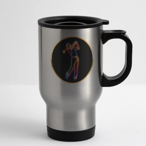 Golf: Spectrum Swing - 14 oz Travel Mug with Handle
