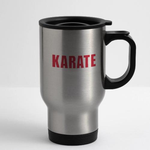 Karate Focus - 14 oz Travel Mug with Handle