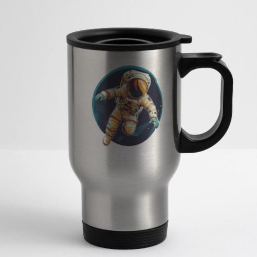 Astronaut: Dream, explore, discover! - 14 oz Travel Mug with Handle