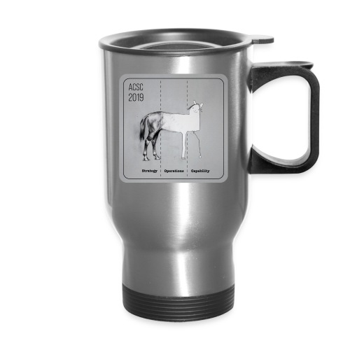 Horse Drawn Capability - 14 oz Travel Mug with Handle