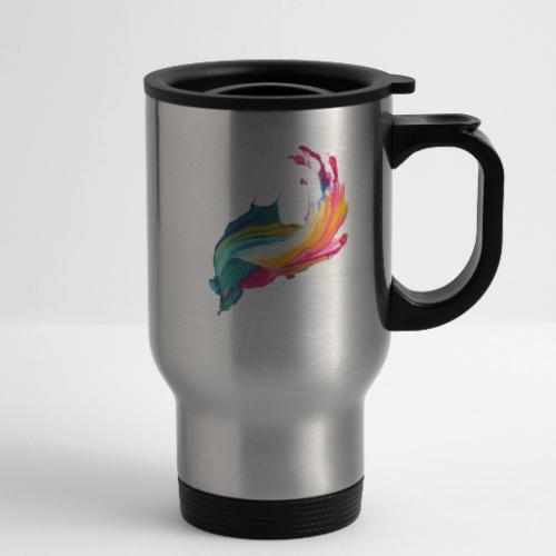 Spectrum Stream - 14 oz Travel Mug with Handle