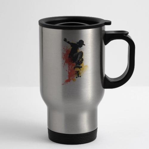 Skateboarding: Splash of Motion - 14 oz Travel Mug with Handle