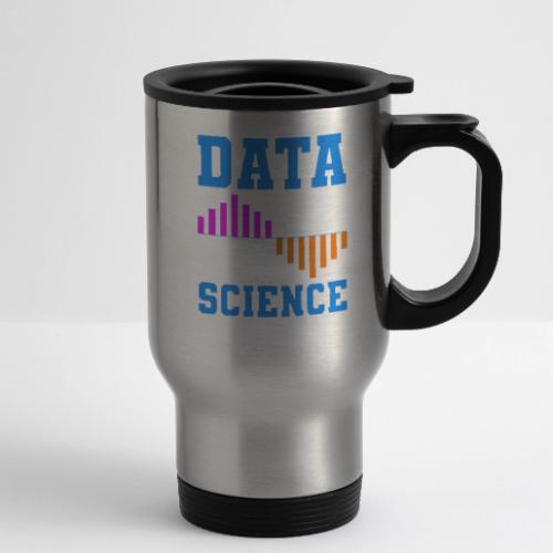 Data Science - 14 oz Travel Mug with Handle