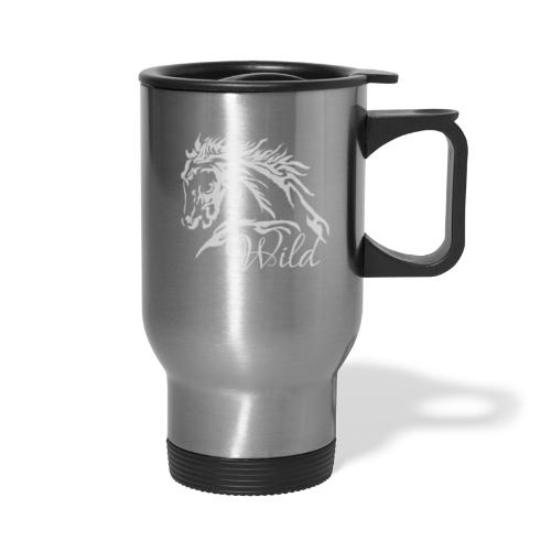 Wild As The Wind 3 - Siota - 14 oz Travel Mug with Handle