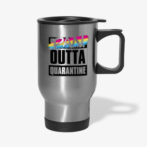 Pan Outta Quarantine - Pansexual Pride - Travel Mug with Handle