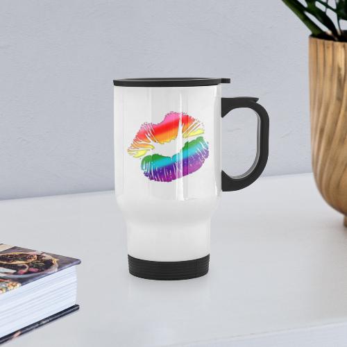 Original Gilbert Baker LGBTQ Love Rainbow Pride - Travel Mug with Handle