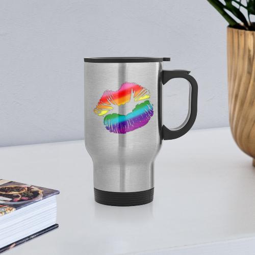 Original Gilbert Baker LGBTQ Love Rainbow Pride - Travel Mug with Handle