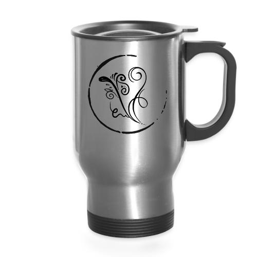 Earth Spirit Coven Sigil - 14 oz Travel Mug with Handle