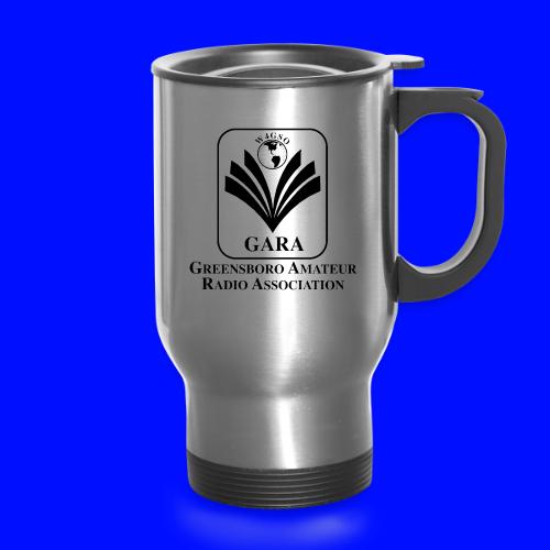 GARA Black Transparent png - 14 oz Travel Mug with Handle