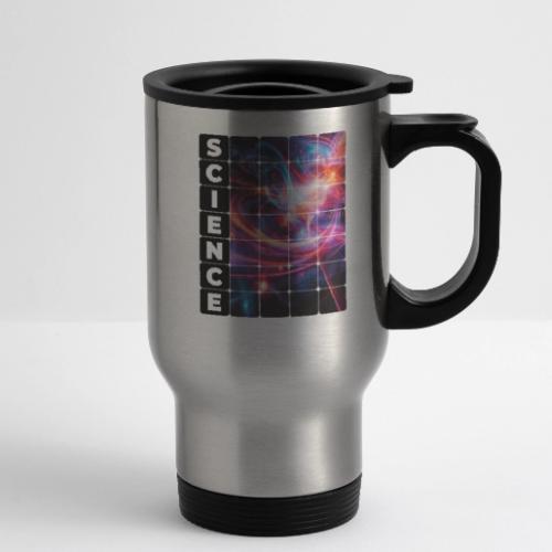The Chaos of Science - 14 oz Travel Mug with Handle