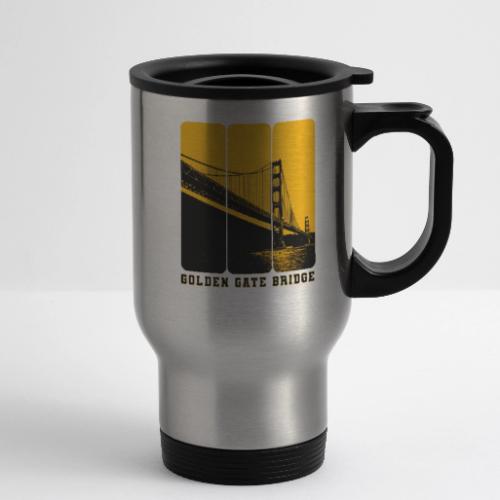 Golden Gate Bold Icon - 14 oz Travel Mug with Handle