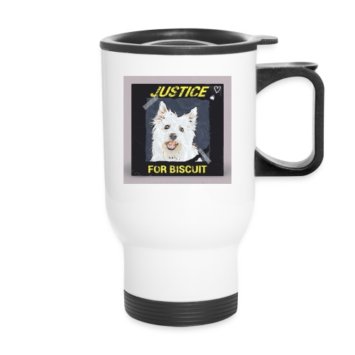Justice For Biscuit - Travel Mug with Handle