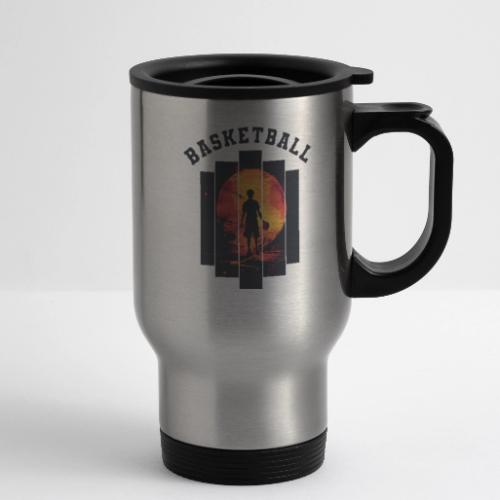 Basketball is My Game - 14 oz Travel Mug with Handle