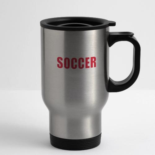 Power Kick Soccer - 14 oz Travel Mug with Handle