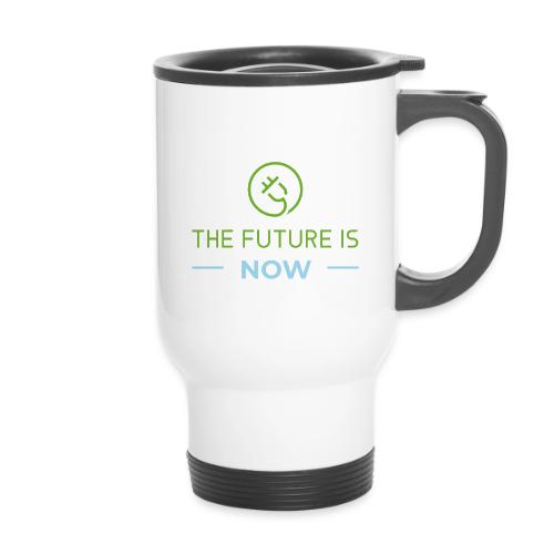 The Future is NOW - 14 oz Travel Mug with Handle