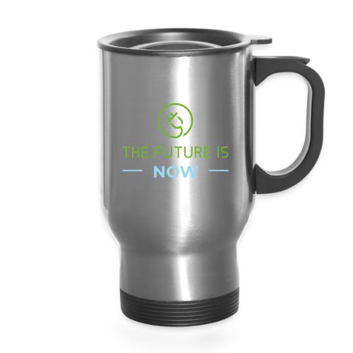 The Future is NOW - 14 oz Travel Mug with Handle