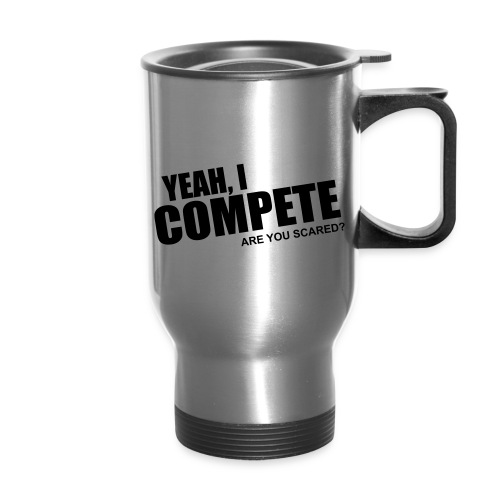 compete - Travel Mug with Handle