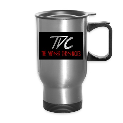 TVC Simple Red jpg - Travel Mug with Handle