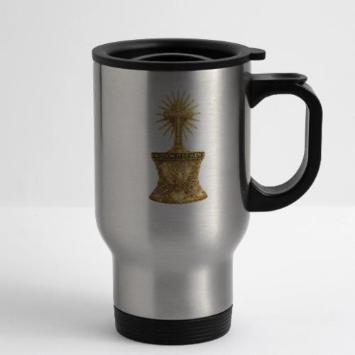 Wisdom is Heaven - 14 oz Travel Mug with Handle