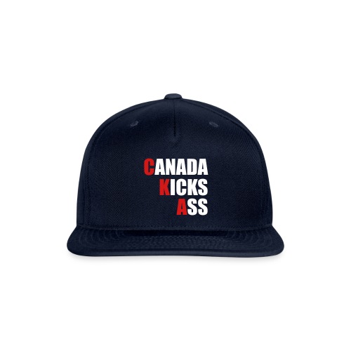 Canada Kicks Ass Vertical - Snapback Baseball Cap
